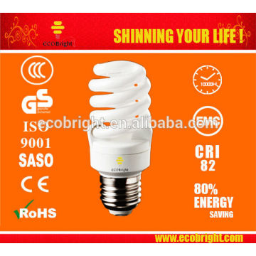 HOT! T2 13W FULL SPIRAL ENERGY SAVING BULB 10000H CE QUALITY